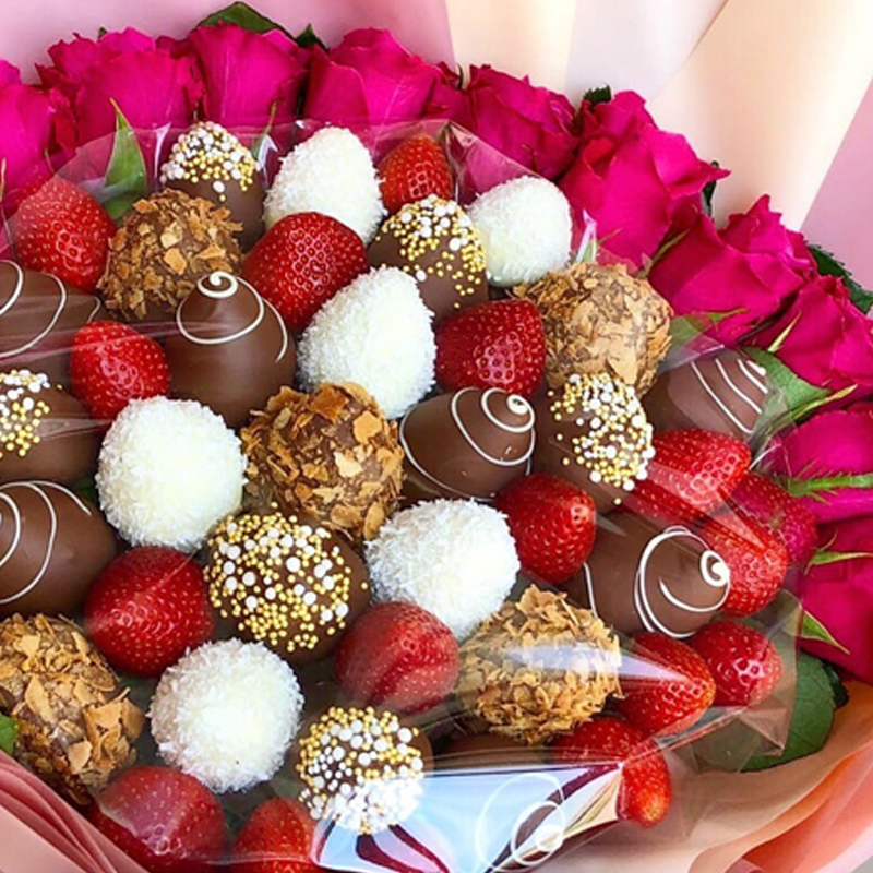 Букет из клубники Сладостное утро